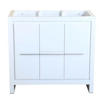 Fresca Allier 36" White Modern Vanity Base Cabinet, 35-3/8" W x 18" D x 32-7/8" H