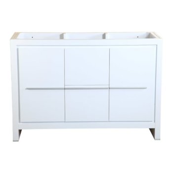 Fresca Allier 48" White Modern Vanity Base Cabinet, 47-1/4" W x 18" D x 32-7/8" H
