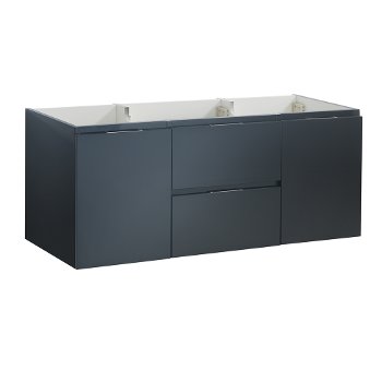 48" Dark Slate Gray Single Sink Base Cabinet