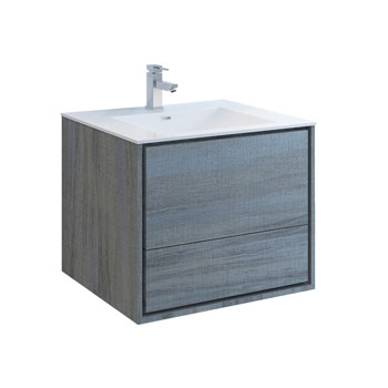 30" Ocean Gray Cabinet with Sink Product View