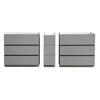 Gray Cabinet Only Split View