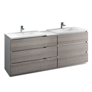 Glossy Ash Gray with Sinks Product View