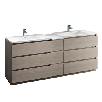 Gray Wood with Sinks Product View