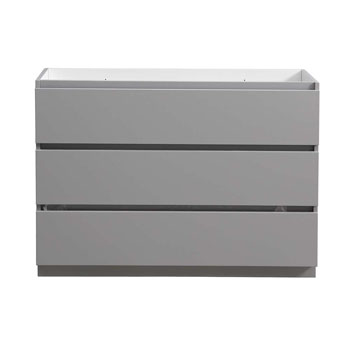 Gray Single Cabinet Only Front View