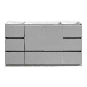 Gray Cabinet Only Front View