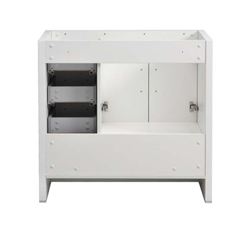 Right Glossy White Cabinet Only Inside View