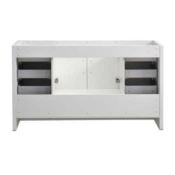 Glossy White Single Cabinet Only Open