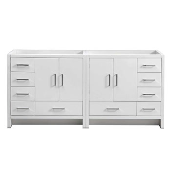 Glossy White Cabinet Only Front View