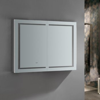 48" x 36" Silver Angle Closed View