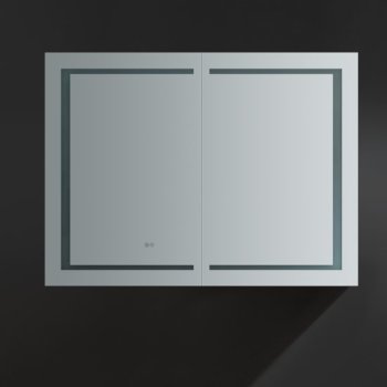 48" x 36" Silver Front View - Off