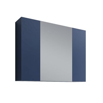 Fresca 32" Royal Blue Medicine Cabinet with 3 Doors, Dimensions: 31-1/2"W x 23-5/8"H x 6"H