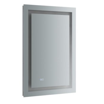 24" x 36" Silver Vertical Hung LED On Product View