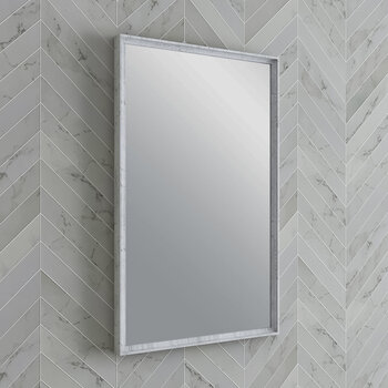 Fresca Formosa 20" Bathroom Mirror in Rustic White, 20" W x 1-2/5" D x 32" H