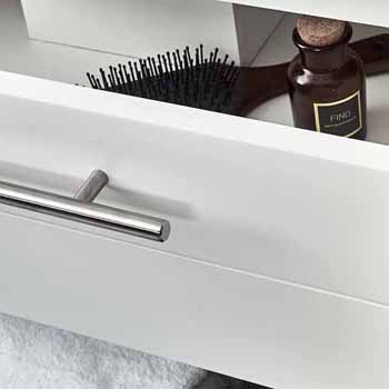 White Drawer Opened View