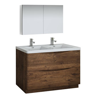  Rosewood Double Full Vanity Set Product View
