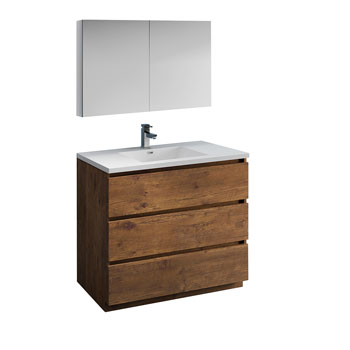 42" Rosewood Full Vanity Sets Product View
