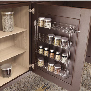 Top Door Mounted Spice Racks By Vauth Sagel Kitchensource Com