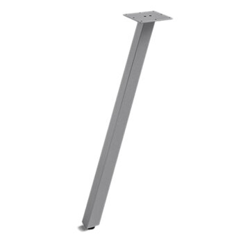 Durable Angled Legs 1526 Series Post Legs in Multiple Finishes, Column: 1-1/2'' W x 1-1/2'' D Square