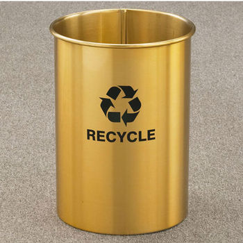 Glaro RecyclePro® 5 Gallon Open Top Waste Basket