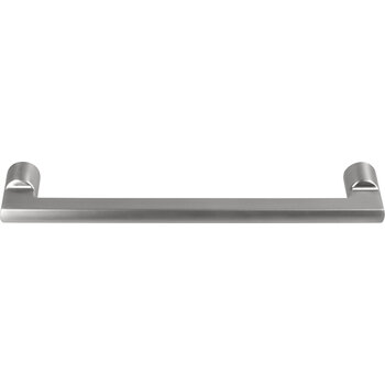 Hafele Cornerstone Series Exton Decorative Cabinet Pull Handle, Zinc, Brushed Nickel, M4 Screws Included, Center to Center: 160mm (6-5/16'')