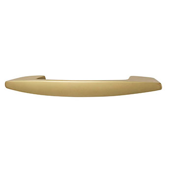 Hafele Velocity Collection Handle, Ultra Brass, 123mm W x 25mm D x 12mm H, 76/ 96mm Center to Center