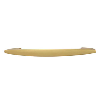 Hafele Velocity Collection Handle, Ultra Brass, 166mm W x 27mm D x 14mm H, 128mm Center to Center