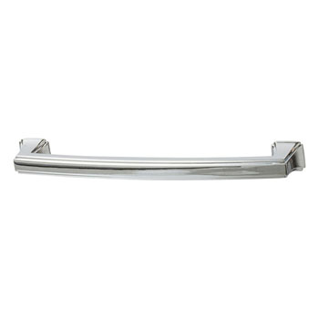 Hafele Hickory Bridges Collection Handle, Polished Chrome, 179mm W x 19mm D x 30mm H, 160mm Center to Center