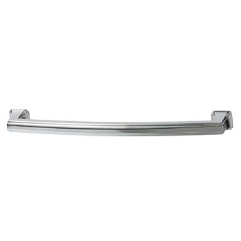 Hafele Hickory Bridges Collection Handle, Polished Chrome, 213mm W x 19mm D x 31mm H, 192mm Center to Center