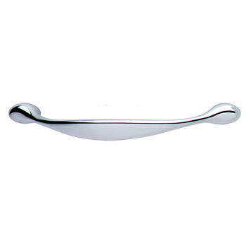 Hafele Wisp Collection Handle in Polished Chrome, 160mm W x 30mm D x 14mm H