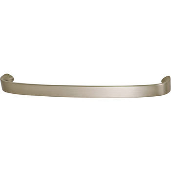 Hafele Studio Collection H1330 (8"W) Pull Handle in Brushed Nickel, 204mm W x 34mm D x 15mm H