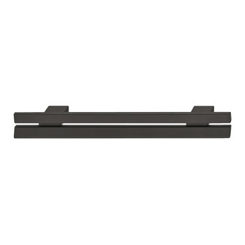 Hafele Design Deco Series H2360 Decorative Furniture Pull Handle, Zinc, Matt Black, Center to Center: 128mm (5-1/16'')
