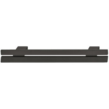 Hafele Design Deco Series H2360 Decorative Furniture Pull Handle, Zinc, Matt Black, Center to Center: 192mm (7-9/16'')