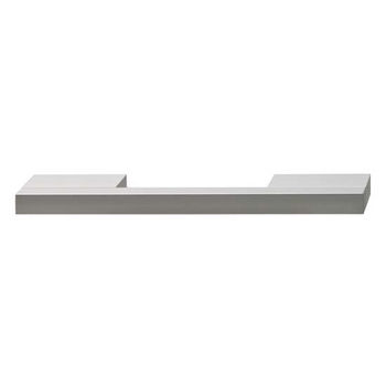 Hafele Isabella Collection Handle in Silver Anodized, 156mm W x 30mm D x 10mm H