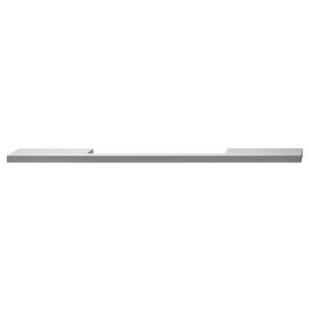 Hafele Isabella Collection Handle in Silver Anodized, 412mm W x 30mm D x 10mm H