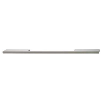 Hafele Isabella Collection Handle in Silver Anodized, 476mm W x 30mm D x 10mm H