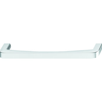 Hafele Deco Series Munich Collection Contemporary Cabinet Pull Handle in Polished Chrome, Zinc