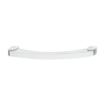 Hafele Nouveau Collection 7'' W Handle in Polished Chrome, 180mm W x 28mm D x 12mm H
