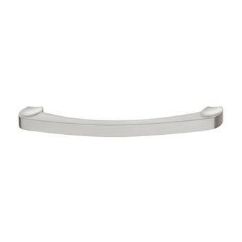 Hafele Nouveau Collection 7'' W Handle in Brushed Nickel, 180mm W x 28mm D x 12mm H