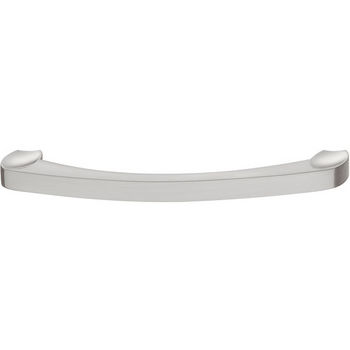 Hafele Nouveau Collection 8-2/5'' W Handle in Brushed Nickel, 212mm W x 28mm D x 12mm H