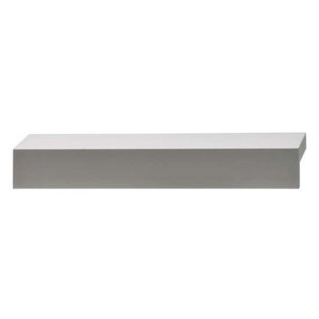 Hafele Westin Collection Handle in Silver Anodized, 136mm W x 25mm D x 8mm H