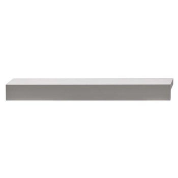 Hafele Westin Collection Handle in Silver Anodized, 200mm W x 25mm D x 8mm H