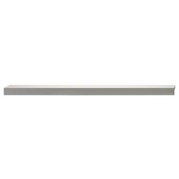 Hafele Westin Collection Handle in Silver Anodized, 500mm W x 25mm D x 8mm H