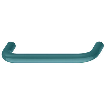 Hafele  HEWI Collection Modern Cabinet Pull Handle in Blue Aqua, Polyamide, Center-to-Center: 64mm (2-1/2")