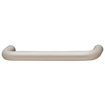Hafele (4-1/5'' W) Handle in Silver Aluminum Anodized, 106mm W x 35mm D x 10mm H