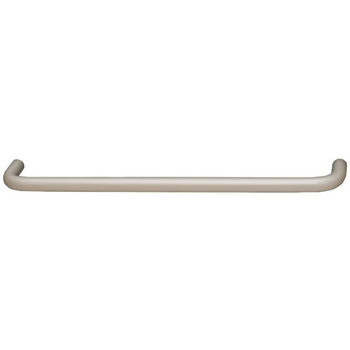 Hafele (9-1/5'' W) Handle in Silver Aluminum Anodized, 234mm W x 35mm D x 10mm H