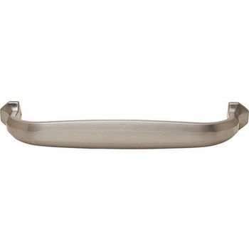 Hafele Paragon Collection 5-3/4'' W Handle in Satin Nickel, 147mm W x 33mm D x 17mm H