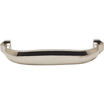 Hafele Paragon Collection 4-1/2'' W Handle in Polished Nickel, 115mm W x 33mm D x 17mm H