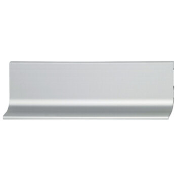 Hafele Design Deco Series Passages L-Profile Continuous Handle, Aluminum, Matt, 98-7/16'' W x 15/16'' D x 1-7/8'' H