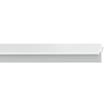 Hafele Design Deco Series Passages Shelf Profile Continuous Handle, Aluminum, Matt, 98-7/16'' W x 1-3/16'' D
