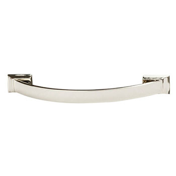 Hafele Amerock Candler Collection Handle, Polished Nickel, 167mm W x 21mm D x 32mm H, 128mm Center to Center
